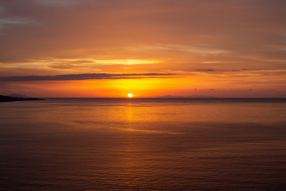 Mare al tramonto